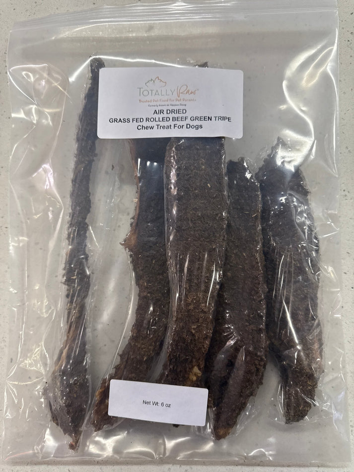 Air Dried Grass Fed Rolled Beef Green Tripe - Totally Raw