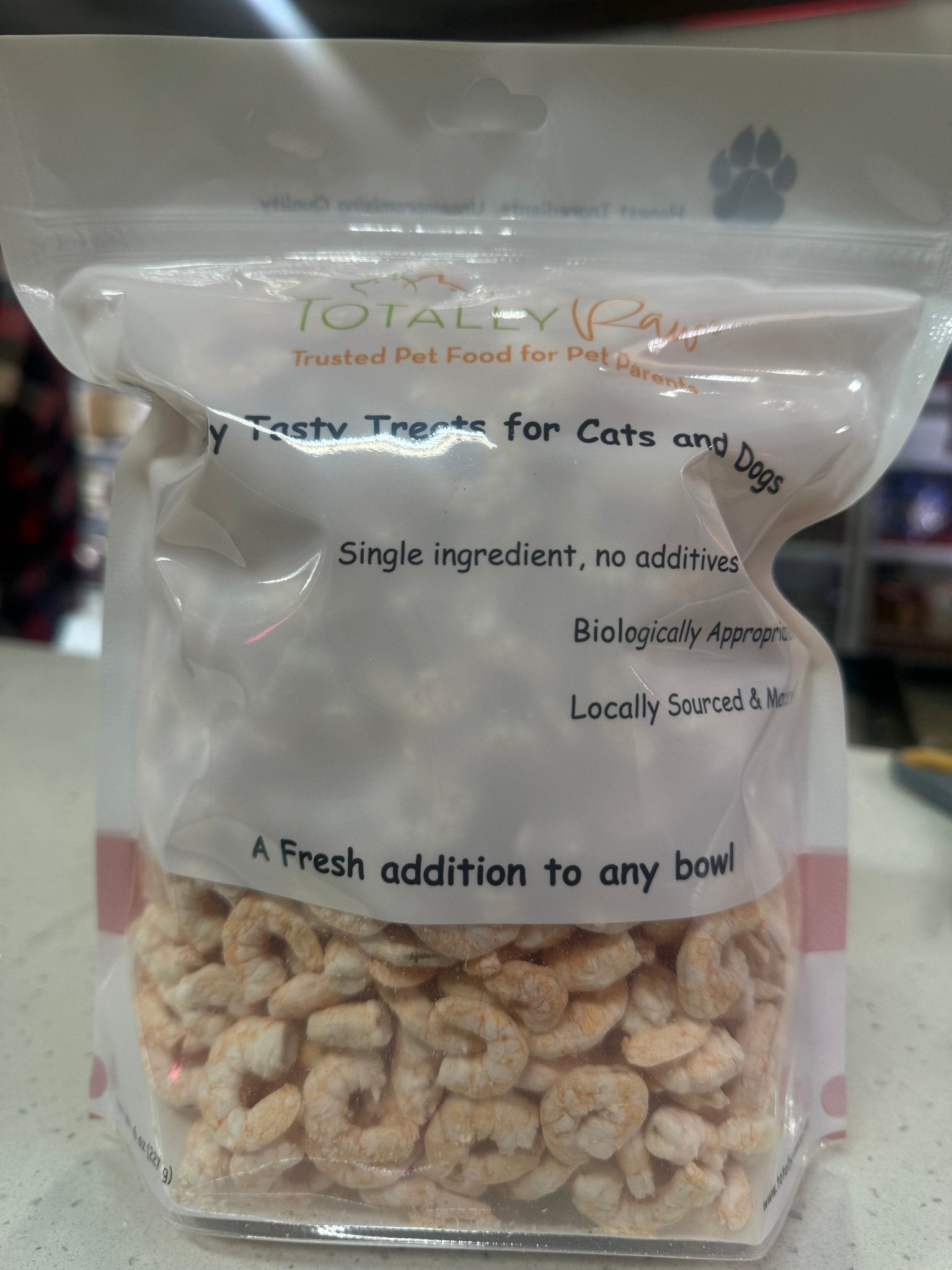 Freeze Dried Small Shrimp - Totally Raw